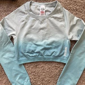 Gymshark flex ombré long sleeve crop